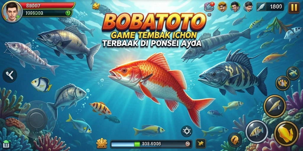 Gameplay BOBATOTO yang penuh aksi tembak ikan.