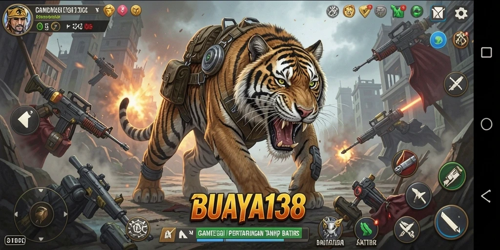 Tampilan gameplay BUAYA138 yang seru dan strategis.