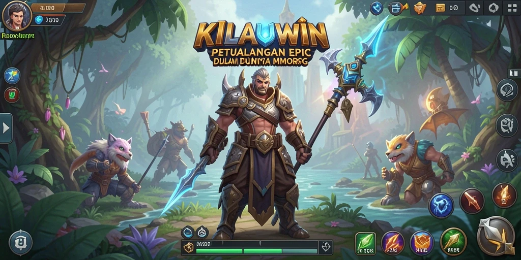 Tampilan gameplay KILAUWIN yang menakjubkan dalam dunia MMORPG.