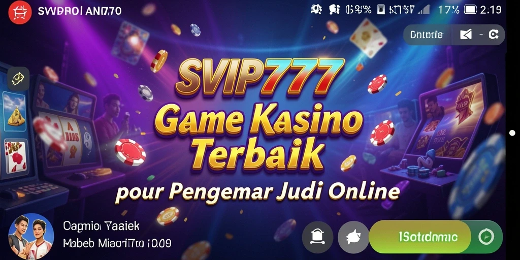 Tampilan gameplay kasino yang menarik dan interaktif di SVIP777.