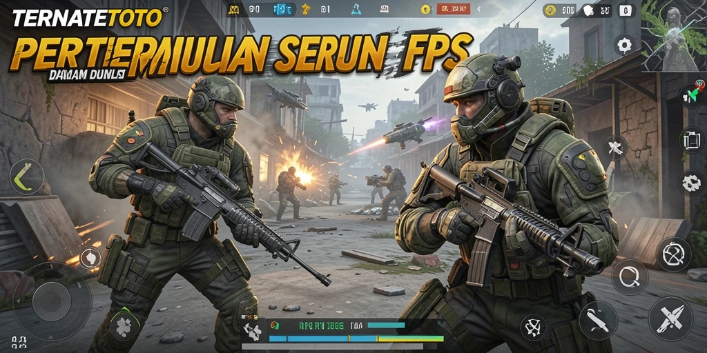 Gameplay mendebarkan di TERNATETOTO dengan aksi tembak-tembakan.