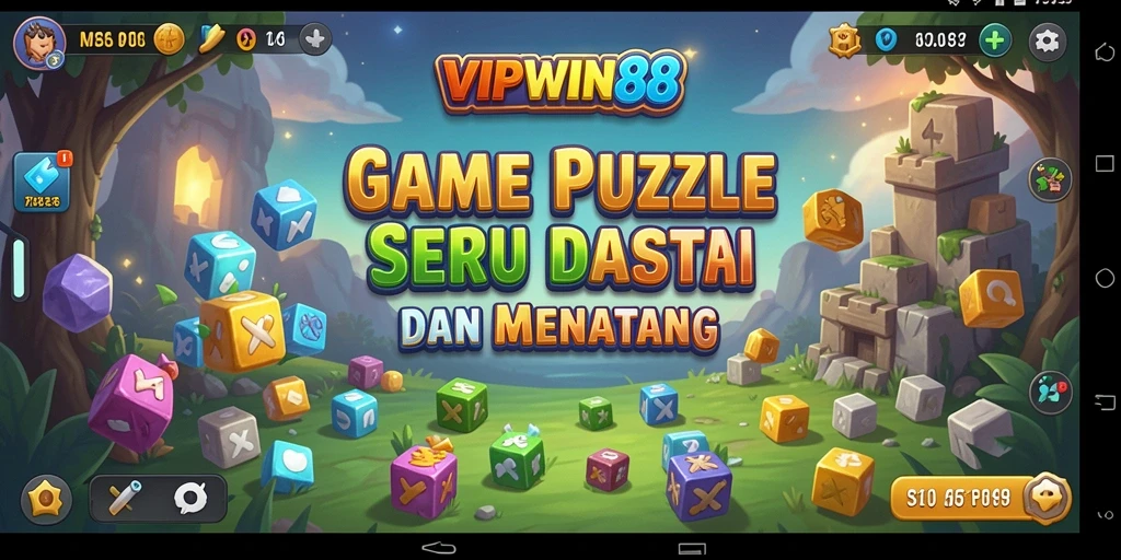 Tampilan gameplay menegangkan dari VIPWIN88 dengan berbagai puzzle menarik.